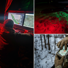 Military receive satellite images on phones