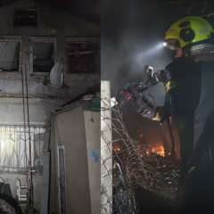 Повреждение газовой трубы ночью