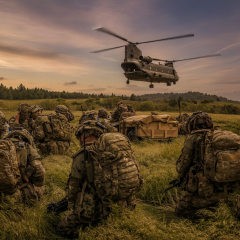 NATO forces on the border with Russia