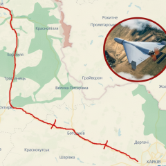 Russian drones attacking civilian trucks