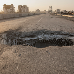 Ukrainian drones destroyed the bridge
