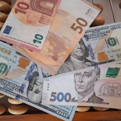Деньги в евро на пенсии Украины