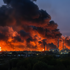 Strike on oil refinery near Samara halted fuel production for Russian army