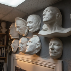 Posthumous masks of prominent figures of Ukraine