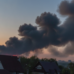 Дроны над химическим заводом