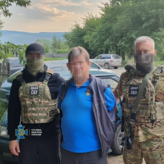 FSB agent adjusting shelling in Dnipro