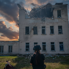 Russian strikes on Sumy region