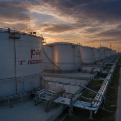 Українські військові ударили нафтовий термінал РФ