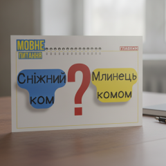 Переклад сніговий ком та перший млинець комом