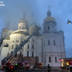 Росіянський удар по Києво-Печерській лаврі