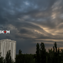 Небо над Києвом затягне гроза
