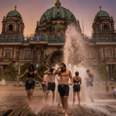Record heat in Western Europe
