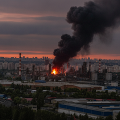 300 дронів атакували Москву та НПЗ: аеропорти зупинили роботу