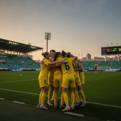 Football match of the Ukrainian women's national team