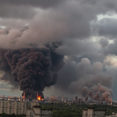 Російське ТБ приховало атаки дронів