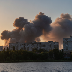 Explosions in Voronezh: drones attack plant