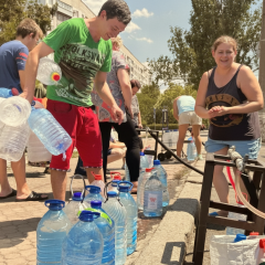 Image of water supply in Kyiv and Kharkiv