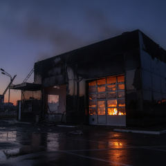 Two 73-Year-Olds Injured in Russian Overnight Strike on Zaporizhzhia