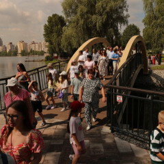 Відкриття Вільнюського скверу та мосту