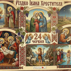 Church on the day of John the Baptist celebration