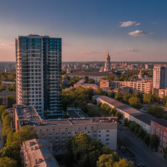 Акція протесту проти будівництва небоскреба