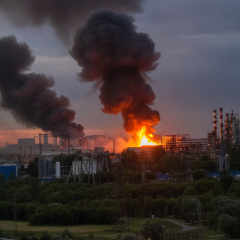 Удар дронів по НПЗ