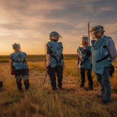 Sappers halt demining in Ukraine