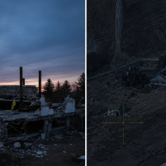 Ukrainian Forces Plant Flag on Kinburn Spit After Russian Retreat