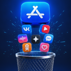 Apple видалила програми VK з App Store