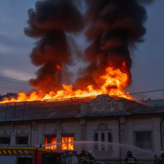 Поверхневі пошкодження внаслідок ракетного удару