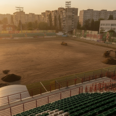 Stadium under reconstruction