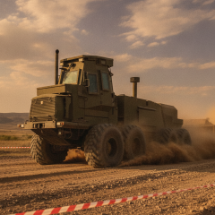 Engineering works for demining in Ukraine