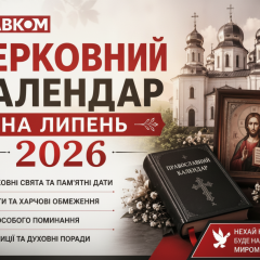 Календар свят на липень 2026