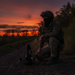 Сообщение о боевых действиях в Украине