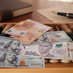 Графічне зображення з падінням курсу долара