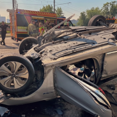 Аварія з п'ятьма авто під Києвом