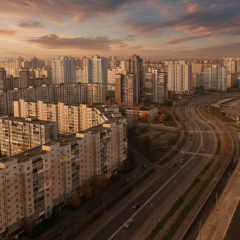 ремонт дороги на Милославській у Києві