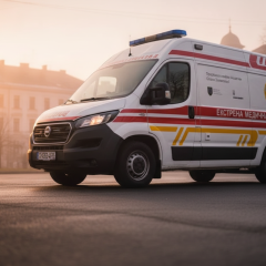 Станция скорой помощи разрушена ночным обстрелом