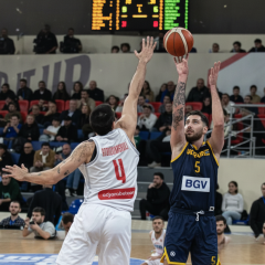 Ukrainian basketball team faces Georgia