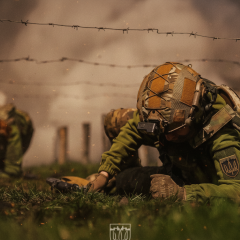 Combat actions on the hottest front line