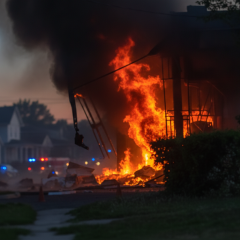 Attack on gas station in Sumy region