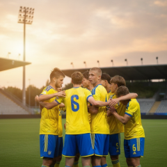 Діти в формі збірної України з футболу