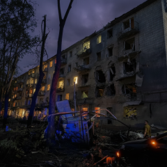 Russian airstrike kills three people in Sumy city center