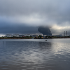 Drone attack on oil terminal