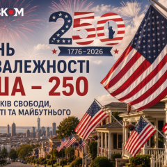 Флаги на 4 июля в Америке