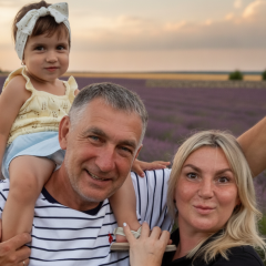 Інна Білоконь на фото з чоловіком