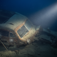 Унікальний автомобіль під затонулим USS Yorktown
