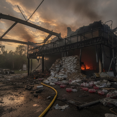 Russian planning attacks on gas stations