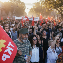Турецкая полиция задержала протестующих накануне саммита НАТО