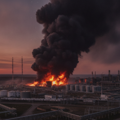 Ukrainian drones caused fuel crisis